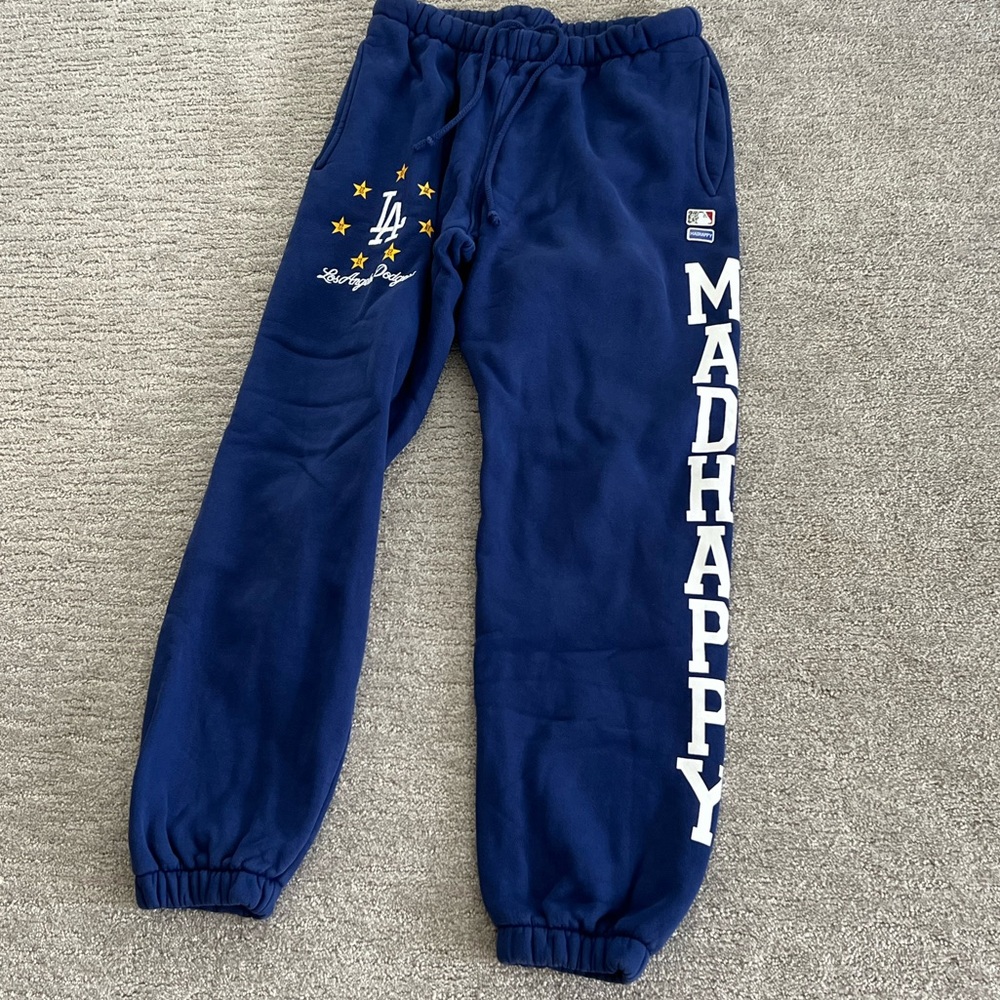 COPY - MADHAPPY X MLB sweatpants sz medium unisex - Los Angeles dodgers